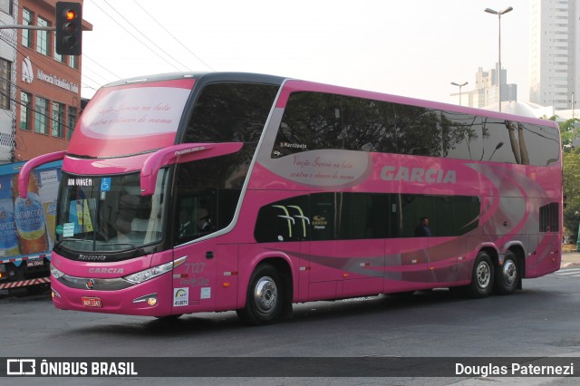 Viação Garcia 7127 na cidade de São Paulo, São Paulo, Brasil, por Douglas Paternezi. Número da foto: #8245239.