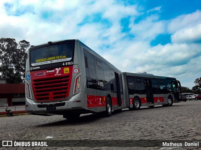 Express Transportes Urbanos Ltda 4 8163 na cidade de São Paulo, São Paulo, Brasil, por Matheus  Daniel. ID da foto: 8294984.