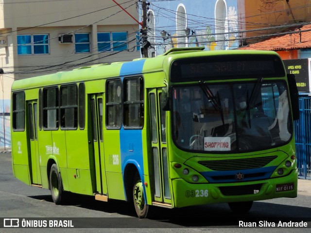 EMTRACOL - Empresa de Transportes Coletivos 03236 na cidade de Teresina, Piauí, Brasil, por Ruan Silva Andrade. Número da foto: #8294895.