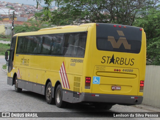 Viação Itapemirim 44089 na cidade de Caruaru, Pernambuco, Brasil, por Lenilson da Silva Pessoa. ID da foto: 8296329.