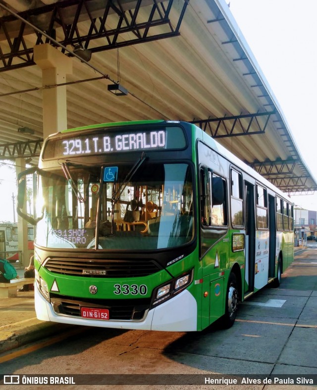VB Transportes e Turismo 3330 na cidade de Campinas, São Paulo, Brasil, por Henrique Alves de Paula Silva. Número da foto: #8295419.