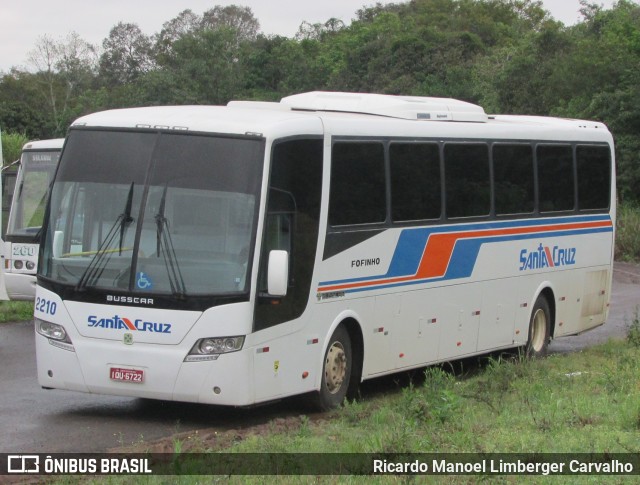 VUSC - Viação União Santa Cruz 2210 na cidade de Santa Cruz do Sul, Rio Grande do Sul, Brasil, por Ricardo Manoel Limberger Carvalho. Número da foto: #8294257.