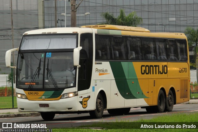 Empresa Gontijo de Transportes 12670 na cidade de Vitória, Espírito Santo, Brasil, por Athos Lauriano do Prado. Número da foto: #8296480.