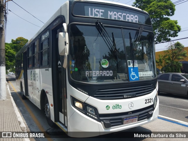 Viação Elite 2321 na cidade de Volta Redonda, Rio de Janeiro, Brasil, por Mateus Barbara da Silva. ID da foto: 8294312.