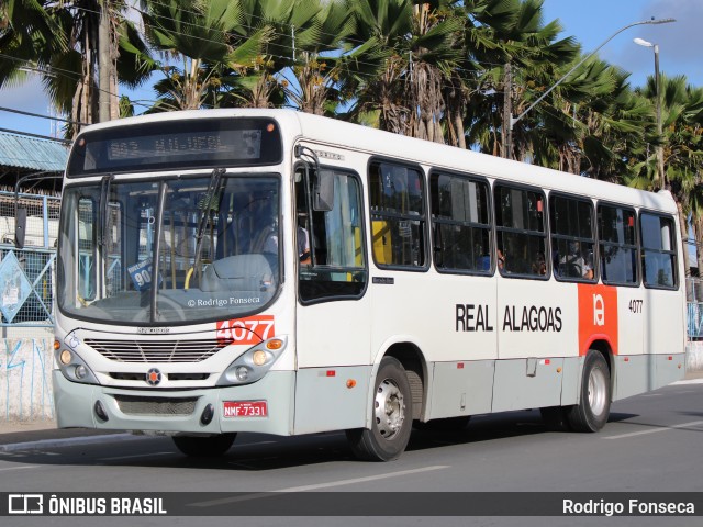 Real Alagoas de Viação 4077 na cidade de Maceió, Alagoas, Brasil, por Rodrigo Fonseca. Número da foto: #8296893.