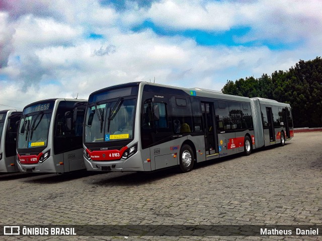 Express Transportes Urbanos Ltda 4 8163 na cidade de São Paulo, São Paulo, Brasil, por Matheus  Daniel. ID da foto: 8294969.