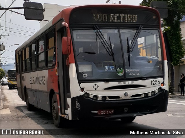 Viação Sul Fluminense 1255 na cidade de Volta Redonda, Rio de Janeiro, Brasil, por Matheus Martins da Silva. ID da foto: 8294924.