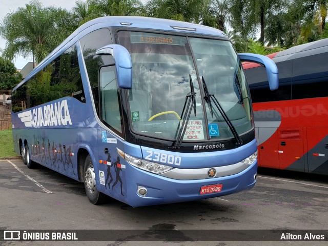 Viação Águia Branca 23800 na cidade de Olímpia, São Paulo, Brasil, por Ailton Alves. Número da foto: #8295789.