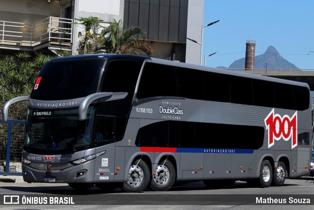 Auto Viação 1001 RJ 108.1133 na cidade de Rio de Janeiro, Rio de Janeiro, Brasil, por Matheus Souza. Número da foto: #8297072.