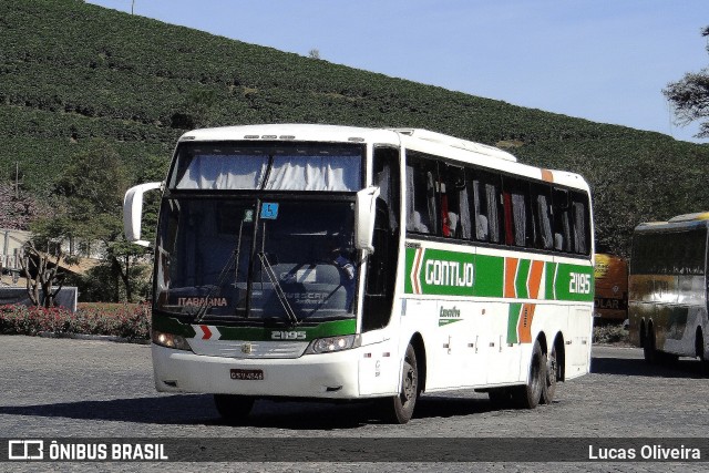 Empresa Gontijo de Transportes 21195 na cidade de Manhuaçu, Minas Gerais, Brasil, por Lucas Oliveira. Número da foto: #8297972.