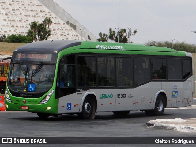 Viação Piracicabana Distrito Federal 115363 na cidade de Brasília, Distrito Federal, Brasil, por Cleiton Rodrigues. ID da foto: 8300309.