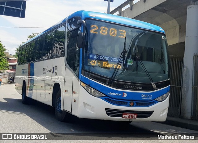 Auto Viação Jabour D86732 na cidade de Rio de Janeiro, Rio de Janeiro, Brasil, por Matheus Feitosa . ID da foto: 8300616.