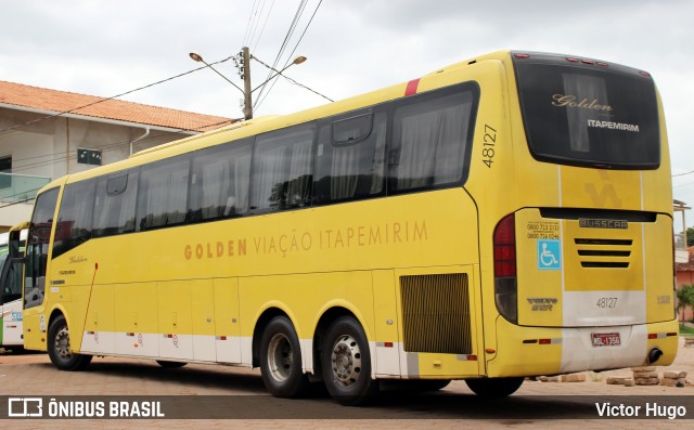 Viação Itapemirim 48127 na cidade de Santa Maria do Pará, Pará, Brasil, por Victor Hugo. ID da foto: 8299010.