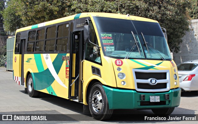 Autobuses México Tlalnepantla y Puntos Intermedios 83 na cidade de Cuautitlán Izcalli, Estado de México, México, por Francisco Javier Ferral. Número da foto: #8299649.