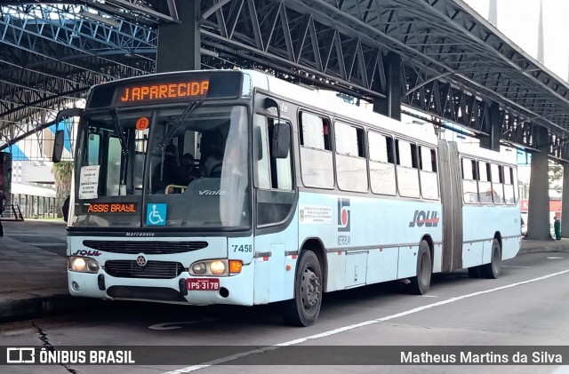 SOUL - Sociedade de Ônibus União Ltda. 7458 na cidade de Porto Alegre, Rio Grande do Sul, Brasil, por Matheus Martins da Silva. ID da foto: 8300287.