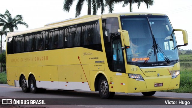 Viação Itapemirim 48121 na cidade de Sabará, Minas Gerais, Brasil, por Victor Hugo. Número da foto: #8299041.