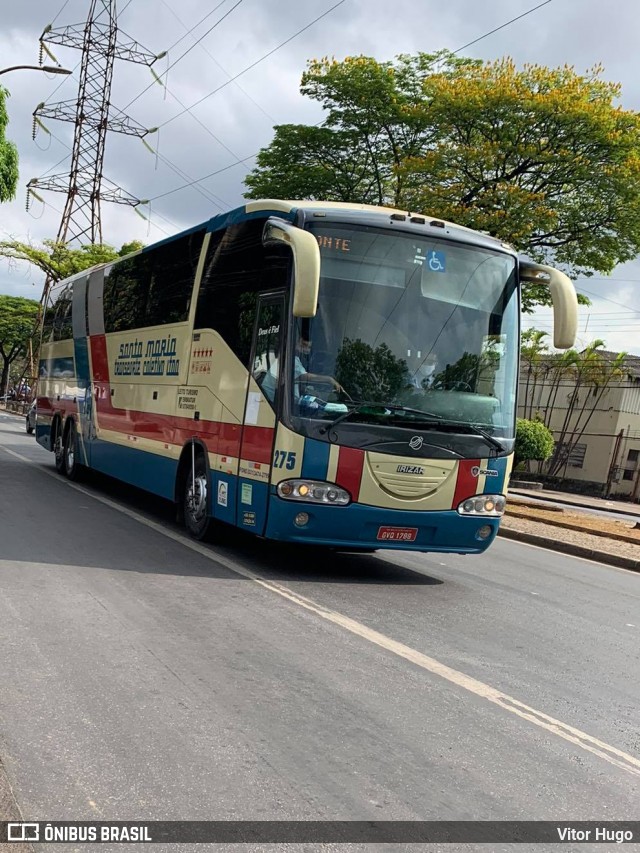 Transporte Coletivo Santa Maria 275 na cidade de Contagem, Minas Gerais, Brasil, por Vitor Hugo. Número da foto: #8299007.