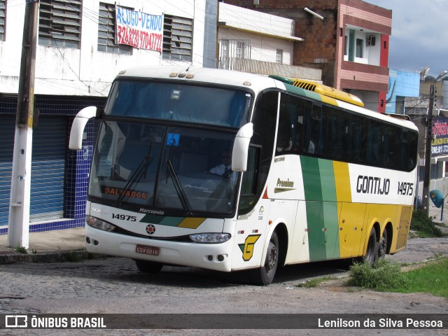 Empresa Gontijo de Transportes 14975 na cidade de Caruaru, Pernambuco, Brasil, por Lenilson da Silva Pessoa. ID da foto: 8300248.