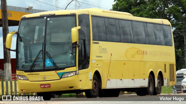Viação Itapemirim 9515 na cidade de Santa Maria do Pará, Pará, Brasil, por Victor Hugo. Número da foto: #8301358.