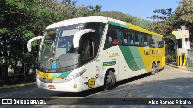 Empresa Gontijo de Transportes 18345 na cidade de São Paulo, São Paulo, Brasil, por Alex Ramos Ribeiro. ID da foto: 8301839.