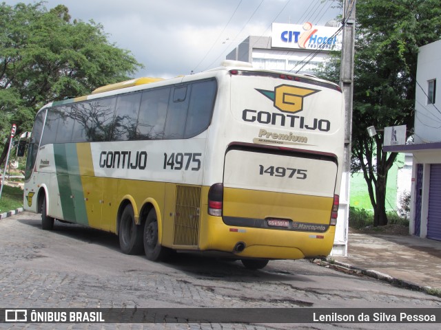 Empresa Gontijo de Transportes 14975 na cidade de Caruaru, Pernambuco, Brasil, por Lenilson da Silva Pessoa. ID da foto: 8302479.