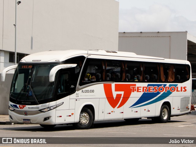Viação Teresópolis RJ 203.030 na cidade de Rio de Janeiro, Rio de Janeiro, Brasil, por João Victor. Número da foto: #8303313.