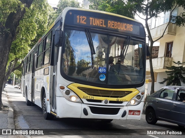 Real Auto Ônibus A41129 na cidade de Rio de Janeiro, Rio de Janeiro, Brasil, por Matheus Feitosa . ID da foto: 8303365.