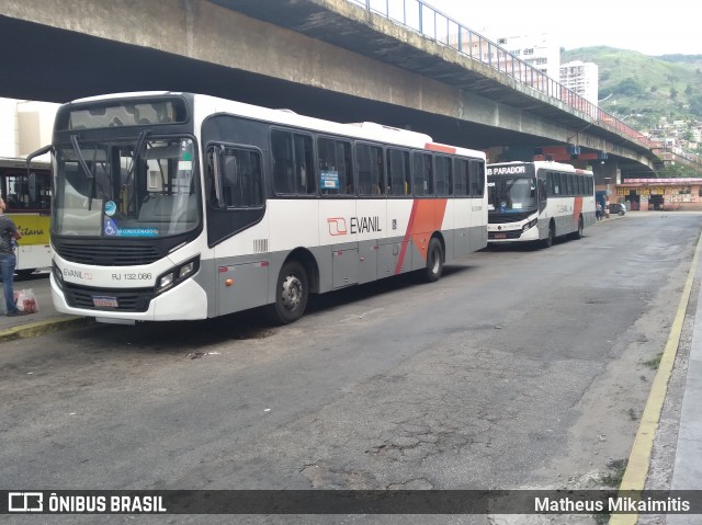 Evanil Transportes e Turismo RJ 132.086 na cidade de Nova Iguaçu, Rio de Janeiro, Brasil, por Matheus Mikaimitis . ID da foto: 8302182.