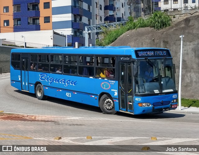 Biguaçu Transportes Coletivos Administração e Participação 423 na cidade de Florianópolis, Santa Catarina, Brasil, por João Santana. ID da foto: 8301642.