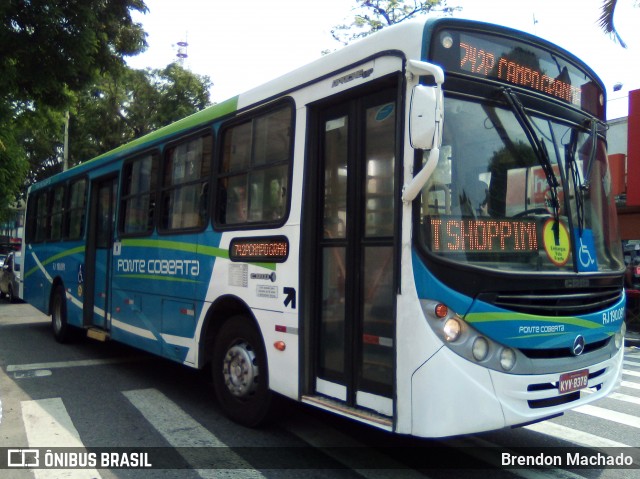 Viação Ponte Coberta RJ 190.091 na cidade de Rio de Janeiro, Rio de Janeiro, Brasil, por Brendon Machado. Número da foto: #8300960.