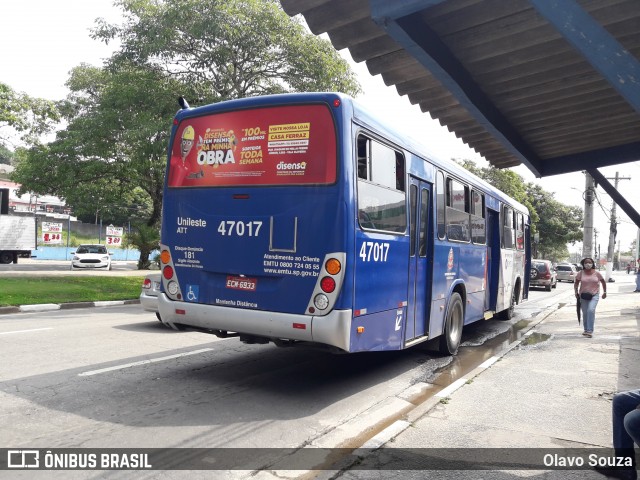 ATT - Alto Tietê Transportes 47017 na cidade de Arujá, São Paulo, Brasil, por Olavo Souza. ID da foto: 8302977.