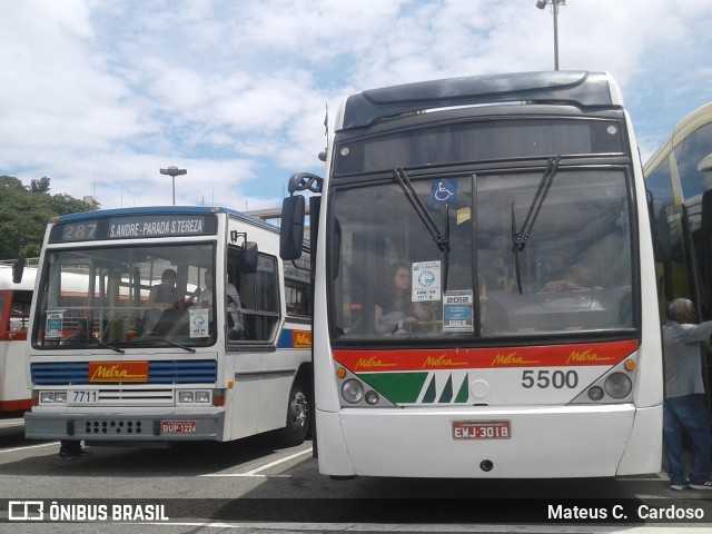 Metra - Sistema Metropolitano de Transporte 5500 na cidade de São Paulo, São Paulo, Brasil, por Mateus C.  Cardoso. Número da foto: #8302764.