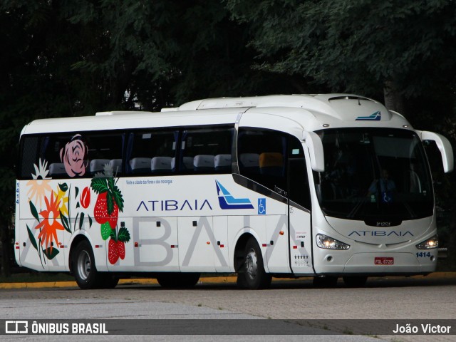 Viação Atibaia São Paulo 1414 na cidade de São Paulo, São Paulo, Brasil, por João Victor. ID da foto: 8303126.