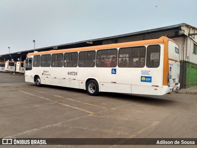 Auto Viação Marechal Brasília 441724 na cidade de Ceilândia, Distrito Federal, Brasil, por Adilson de Sousa. Número da foto: #8303321.