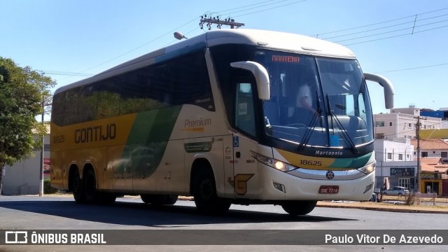 Empresa Gontijo de Transportes 18625 na cidade de Araxá, Minas Gerais, Brasil, por Paulo Vitor De Azevedo. ID da foto: 8302855.