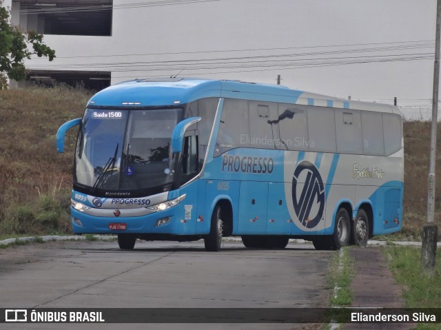 Auto Viação Progresso 6035 na cidade de Natal, Rio Grande do Norte, Brasil, por Elianderson Silva. ID da foto: 8306599.