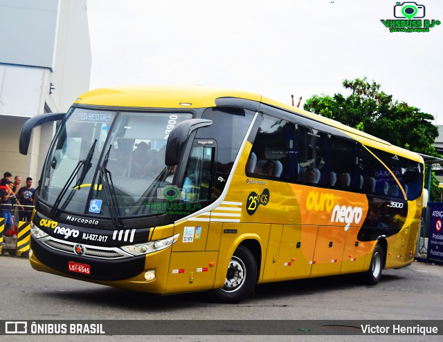 Ouro Negro Transportes e Turismo 3900 na cidade de Rio de Janeiro, Rio de Janeiro, Brasil, por Victor Henrique. Número da foto: #8306412.