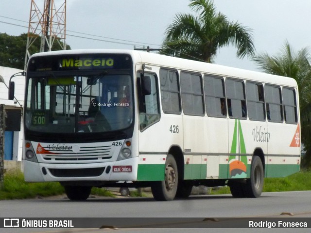 Auto Viação Veleiro 426 na cidade de Maceió, Alagoas, Brasil, por Rodrigo Fonseca. ID da foto: 8305562.