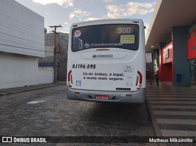 Viação Montes Brancos RJ 196.095 na cidade de Araruama, Rio de Janeiro, Brasil, por Matheus Mikaimitis . ID da foto: 8304601.