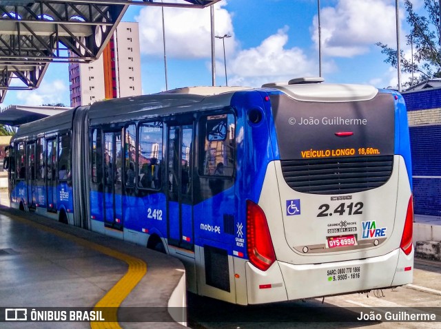 Mobibrasil São Lourenço >>> Mobi-PE 2.412 na cidade de Recife, Pernambuco, Brasil, por João Guilherme. ID da foto: 8303912.