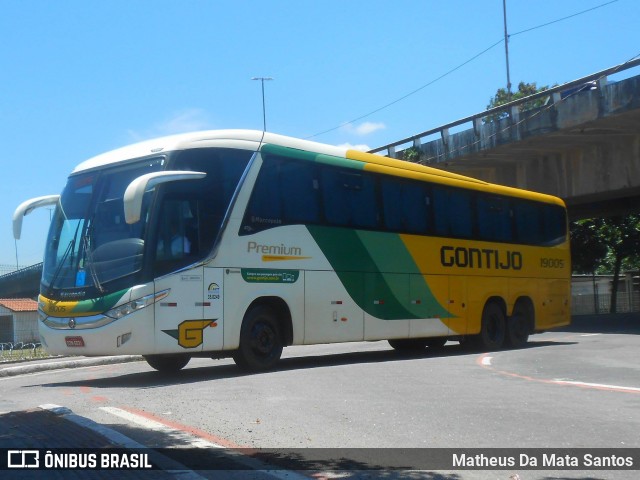 Empresa Gontijo de Transportes 19005 na cidade de Vitória, Espírito Santo, Brasil, por Matheus Da Mata Santos. ID da foto: 8304868.