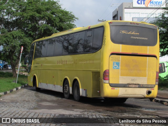 Viação Itapemirim 5801 na cidade de Caruaru, Pernambuco, Brasil, por Lenilson da Silva Pessoa. ID da foto: 8306413.