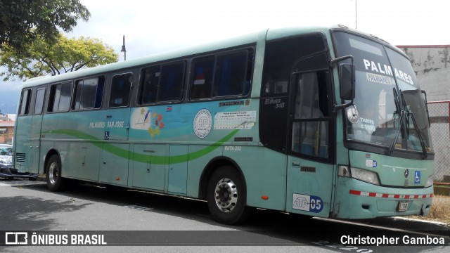 ATP - Autotransportes Palmares 05 na cidade de San José, San José, Costa Rica, por Christopher Gamboa. ID da foto: 8305854.