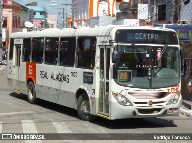 Real Alagoas de Viação 1033 na cidade de Maceió, Alagoas, Brasil, por Rodrigo Fonseca. Número da foto: #8305598.