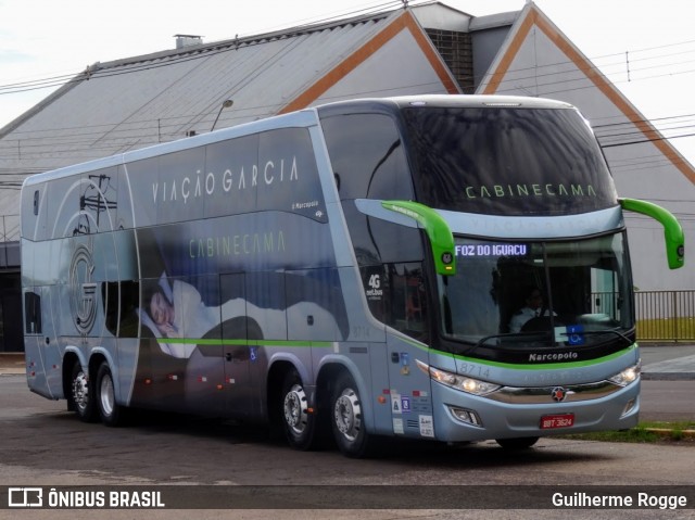 Viação Garcia 8714 na cidade de Cascavel, Paraná, Brasil, por Guilherme Rogge. ID da foto: 8304939.