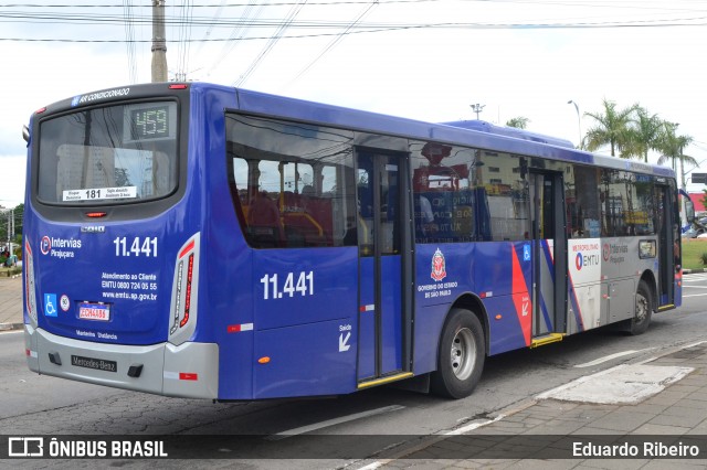 Viação Pirajuçara 11.441 na cidade de Taboão da Serra, São Paulo, Brasil, por Eduardo Ribeiro. ID da foto: 8305729.