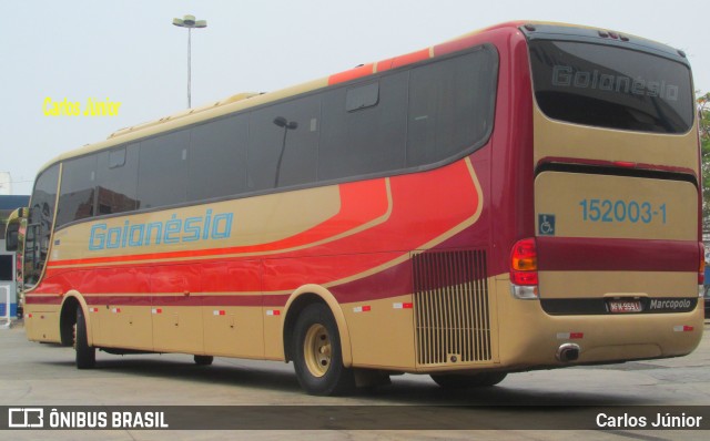 Auto Viação Goianésia 152003-1 na cidade de Goiânia, Goiás, Brasil, por Carlos Júnior. ID da foto: 8305457.