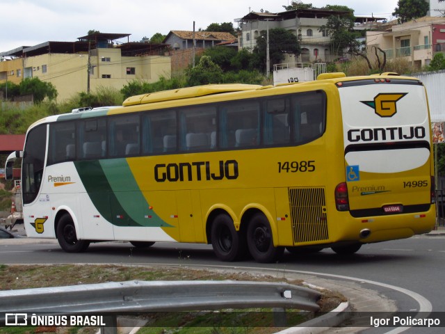 Empresa Gontijo de Transportes 14985 na cidade de Divinópolis, Minas Gerais, Brasil, por Igor Policarpo. Número da foto: #8306483.