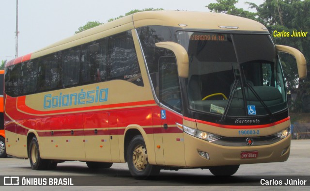 Auto Viação Goianésia 190003-2 na cidade de Goiânia, Goiás, Brasil, por Carlos Júnior. Número da foto: #8305445.