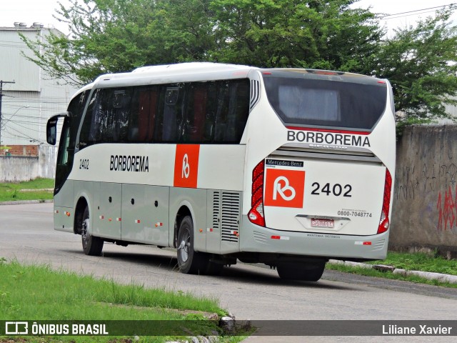 Borborema Imperial Transportes 2402 na cidade de Recife, Pernambuco, Brasil, por Liliane Xavier. ID da foto: 8306008.